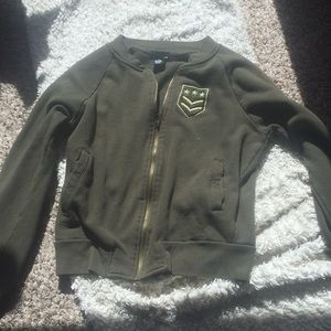 WET SEAL MILITARY GREEN JACKET
